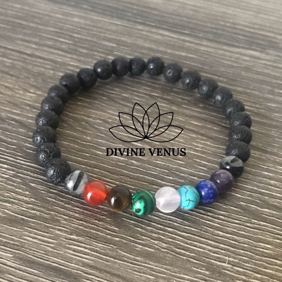 Chakra Healing Bracelet - Handmade Natural Stones - Picture 8 of 8